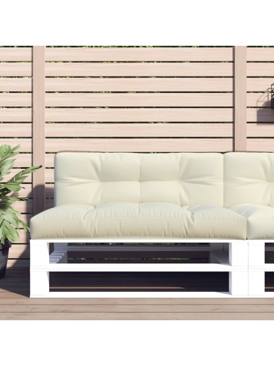 Palešu spilvens, 120x40x12 cm, audums, krēmkrāsas