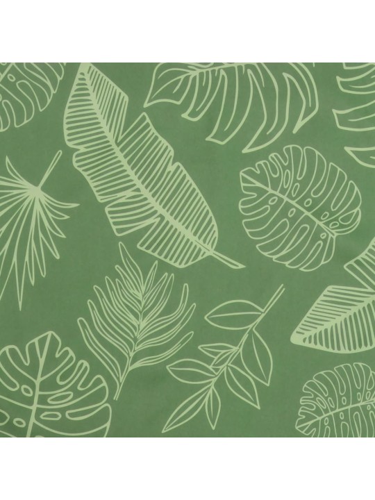 Dārza sola matracis, 100x50x4 cm, audums ar lapu apdruku