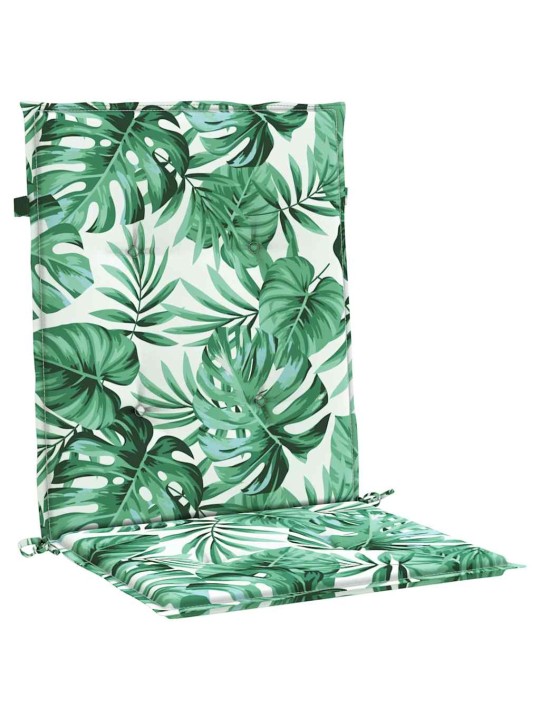 Krēslu spilveni cits 2 pcs lapu raksts 100 x 50 x 3 cm