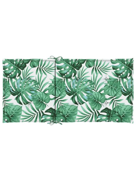 Krēslu spilveni cits 2 pcs lapu raksts 100 x 50 x 3 cm