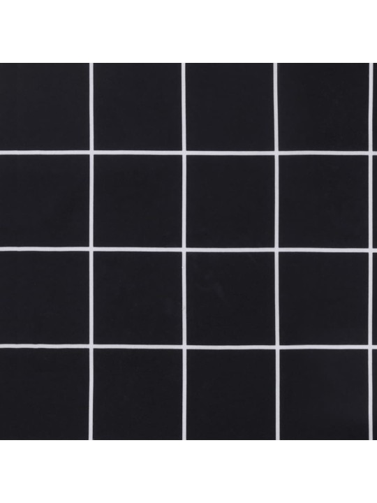 Krēslu matrači, 2 gab., 40x40x7 cm, audums, melni četrstūri