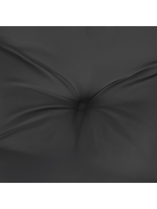 Palešu matrači, 6 gab., melni, 50x50x7 cm, audums