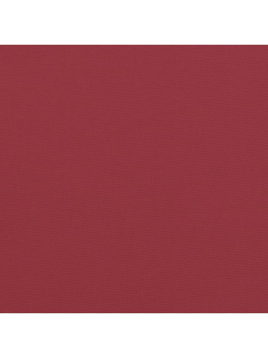 Palešu matrači, 4 gab., vīnsarkani, 50x50x7 cm, audums