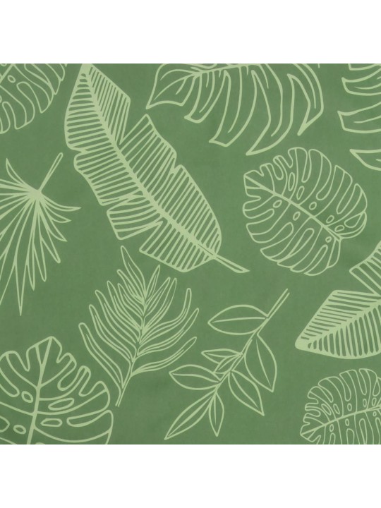 Dārza sola matracis, 100x50x7 cm, audums ar lapu apdruku