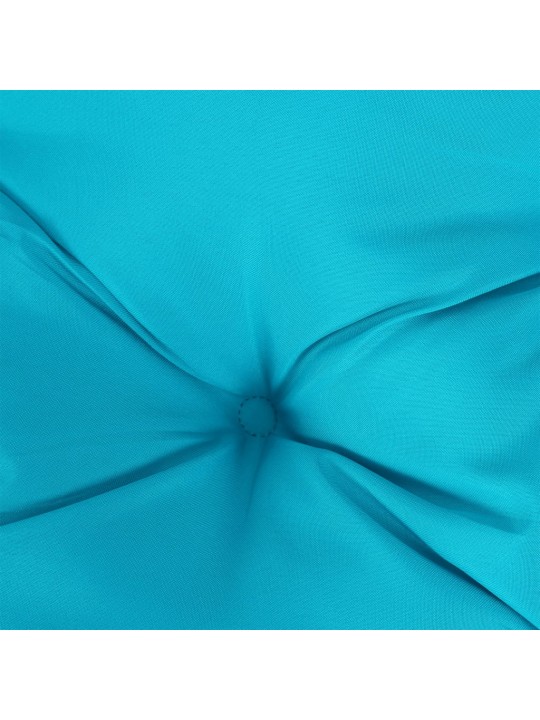 Dārza sola matracis, 120x50x7 cm, audums, tirkīzzils