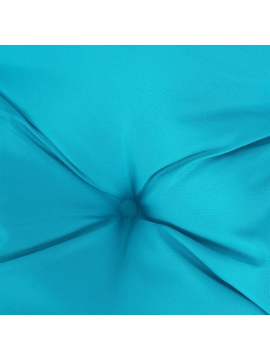 Dārza sola matracis, 200x50x7 cm, audums, tirkīzzils