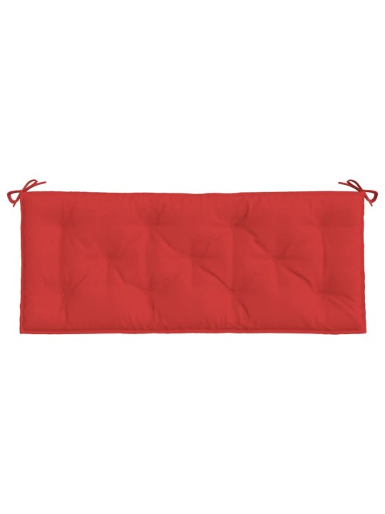 Dārza sola matrači, 2gab., 120x50x7cm, oksforda audums, sarkani