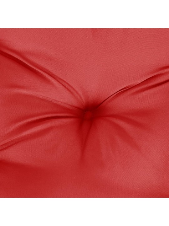 Dārza sola matrači, 2gab., 120x50x7cm, oksforda audums, sarkani