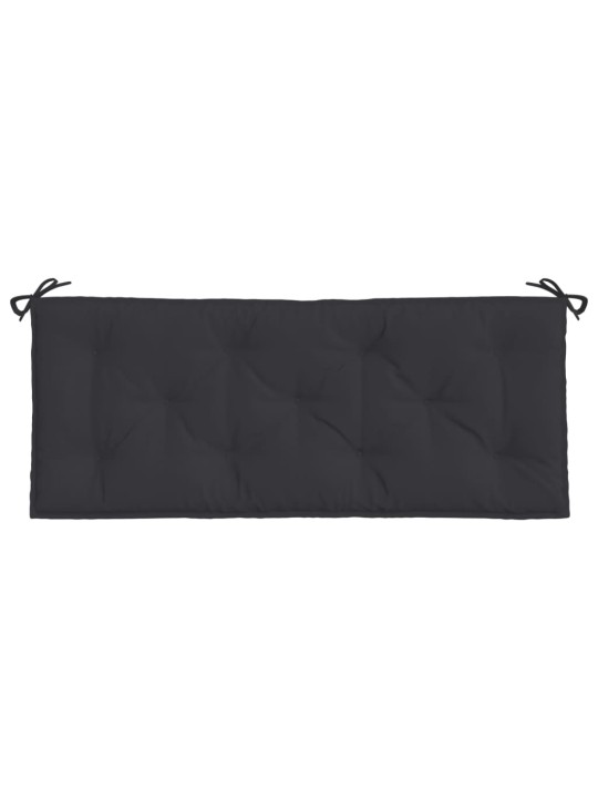 Dārza sola matrači, 2 gab., 120x50x7cm, oksforda audums, melni