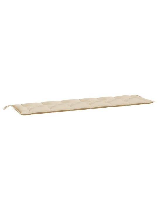 Dārza sola matrači, 2 gab., 200x50x7cm, oksforda audums, bēši