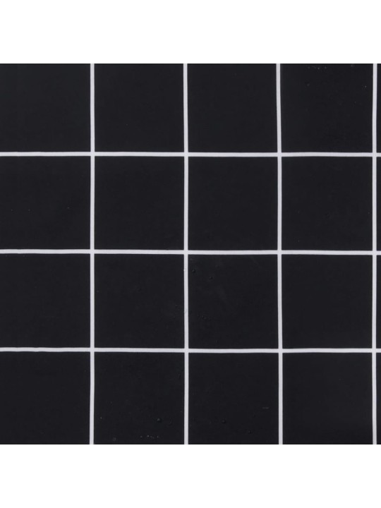 Palešu matracis, 60x60x8 cm, melnas rūtis, oksforda audums