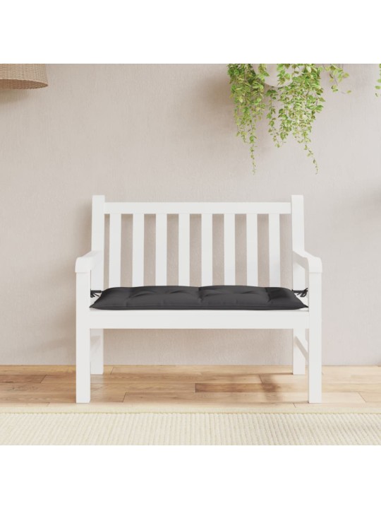 Dārza sola matracis, 110x50x7 cm, audums, melns