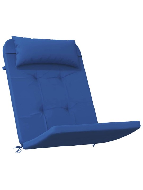 Krēsla spilvens 2 pcs zila 58 x 77 x 4.5 cm oksfordas audums