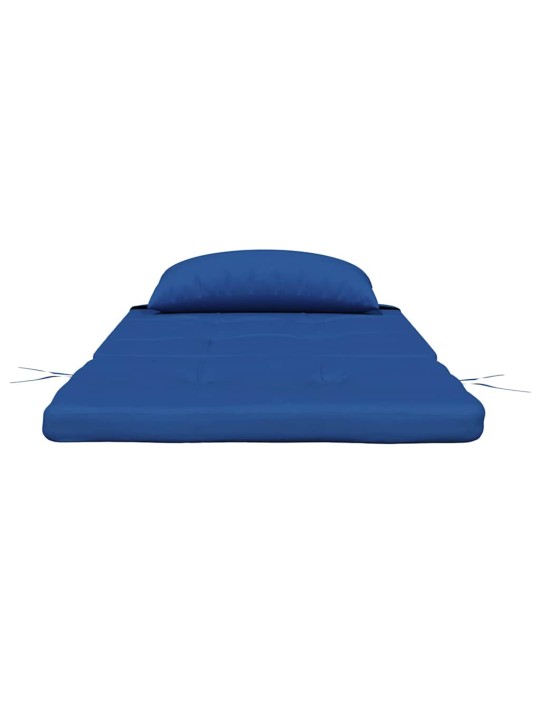 Krēsla spilvens 2 pcs zila 58 x 77 x 4.5 cm oksfordas audums