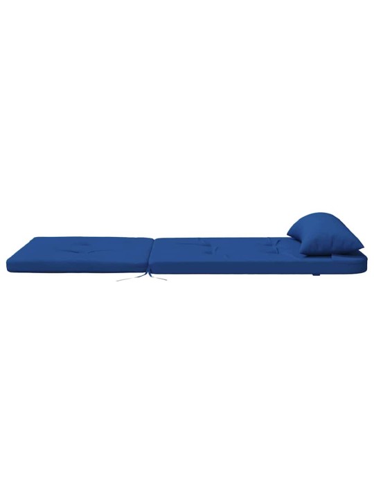 Krēsla spilvens 2 pcs zila 58 x 77 x 4.5 cm oksfordas audums