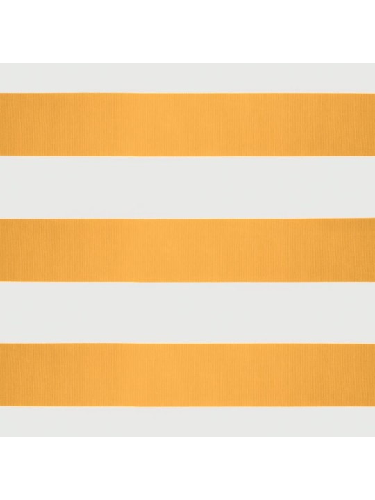 Izvelkama markīze, dzeltena, balta, 4,5x3 m, audums, alumīnijs
