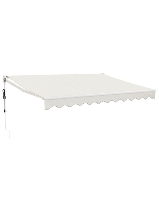 Izvelkama markīze, automātiska, krēmkrāsas, 3x2,5 m