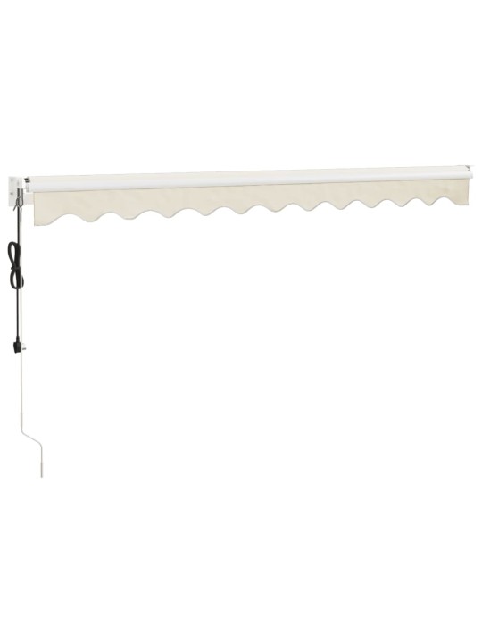 Izvelkama markīze, automātiska, krēmkrāsas, 3x2,5 m