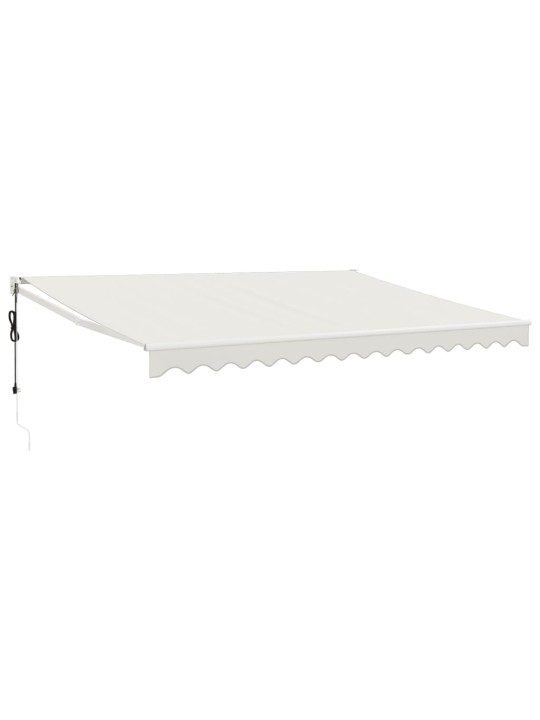 Izvelkama markīze, automātiska, krēmkrāsas, 4,5x3 m