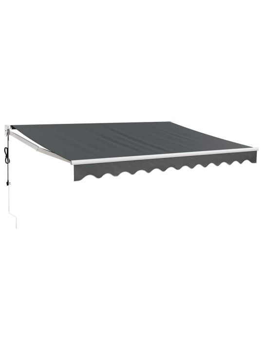 Izvelkama markīze, automātiska, antracītpelēka, 3x2,5 m
