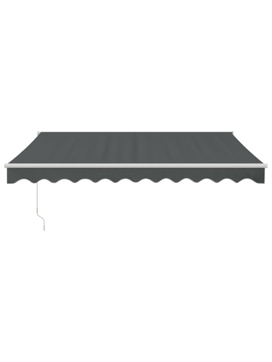 Izvelkama markīze, automātiska, antracītpelēka, 3x2,5 m