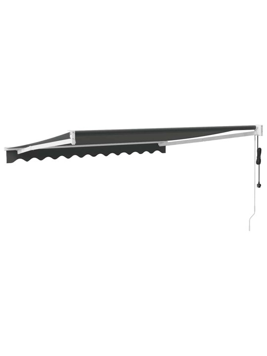 Izvelkama markīze, automātiska, antracītpelēka, 3x2,5 m