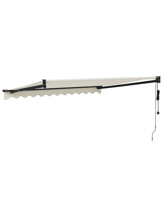 Izvelkama markīze, automātiska, krēmkrāsas, 3x2,5 m