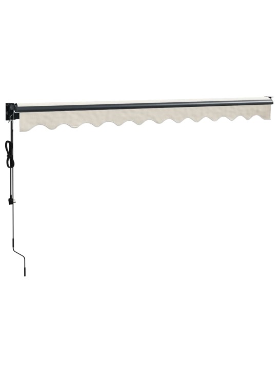 Izvelkama markīze, automātiska, krēmkrāsas, 3x2,5 m