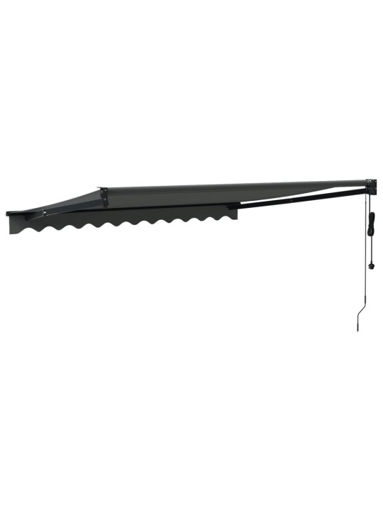 Izvelkama markīze, automātiska, antracītpelēka, 3,5x2,5 m