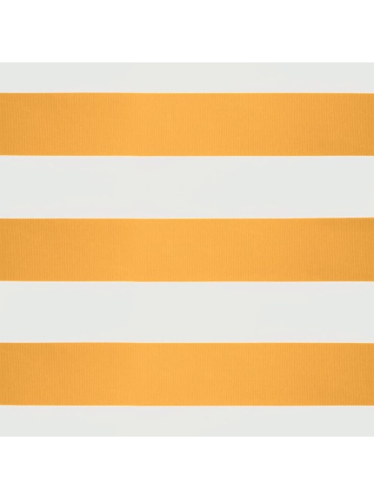 Izvelkama markīze, dzeltena, balta, 4,5x3 m, audums, alumīnijs