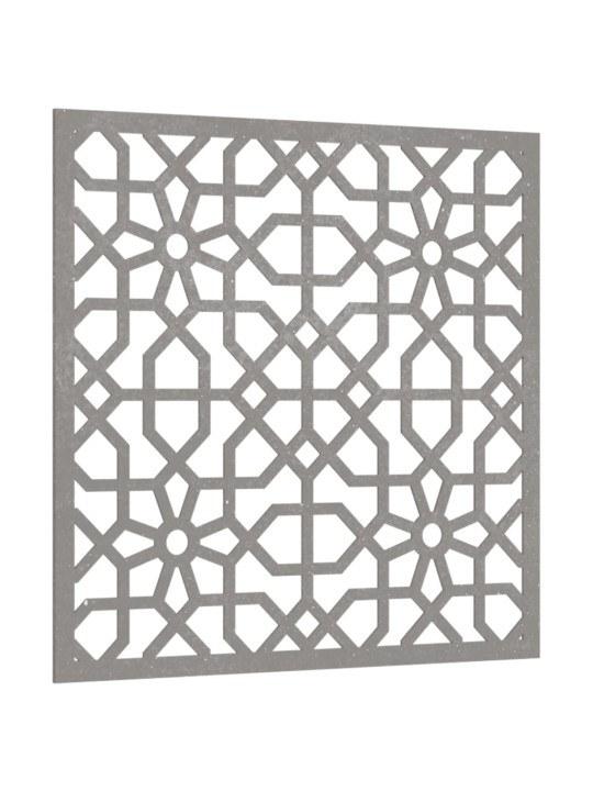 Dārza sienas rotājums, 55x55 cm, tērauds, rūsas efekts
