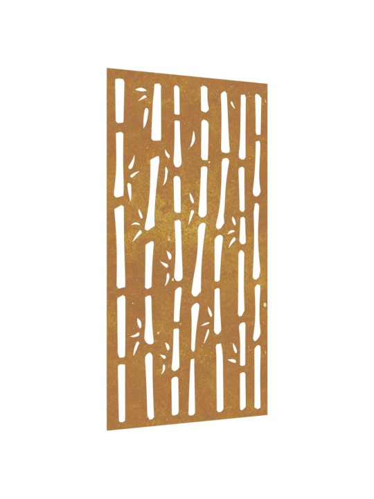 Dārza sienas rotājums, 105x55 cm, tērauds, rūsas efekts