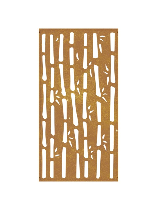 Dārza sienas rotājums, 105x55 cm, tērauds, rūsas efekts