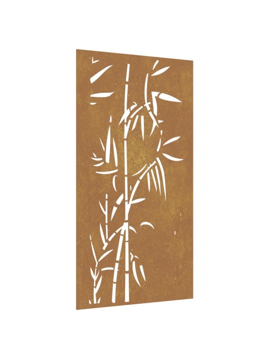 Dārza sienas rotājums, 105x55 cm, tērauds, rūsas efekts