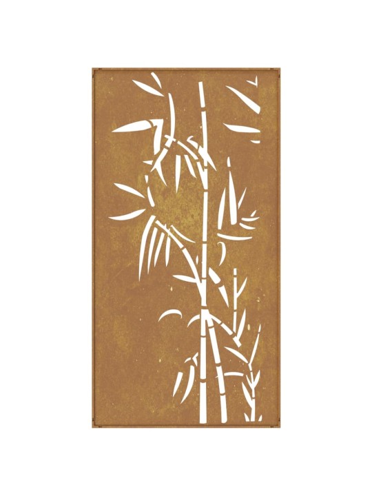 Dārza sienas rotājums, 105x55 cm, tērauds, rūsas efekts