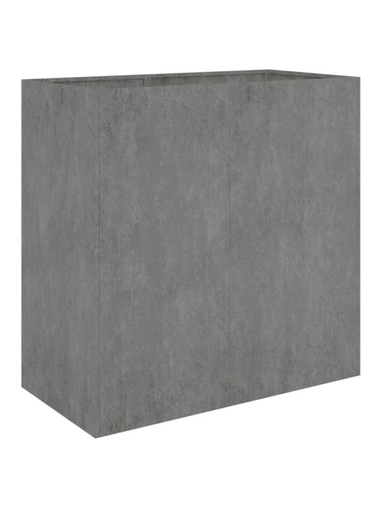 Dārza puķu kaste, 80x40x80 cm, tērauds ar rūsas efektu