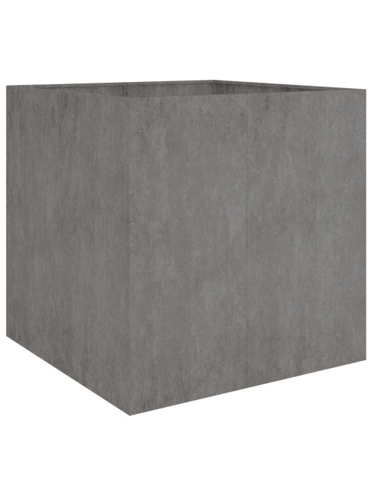 Dārza puķu kaste, 80x80x80 cm, tērauds ar rūsas efektu
