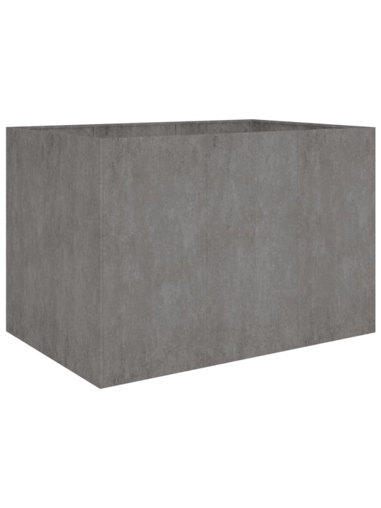 Augstā dārza puķu kaste, 120x80x80 cm, tērauds ar rūsas efektu