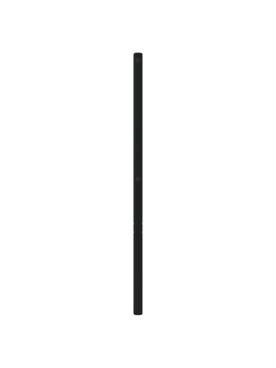 Gultas galvgalis, metāls, melns, 200 cm