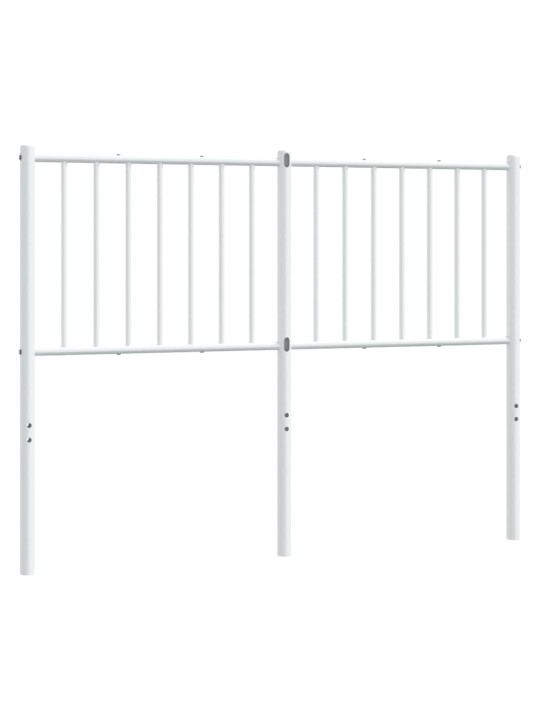 Gultas galvgalis, balts, 120 cm