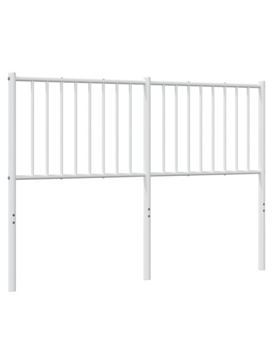 Gultas galvgalis, balts, 135 cm