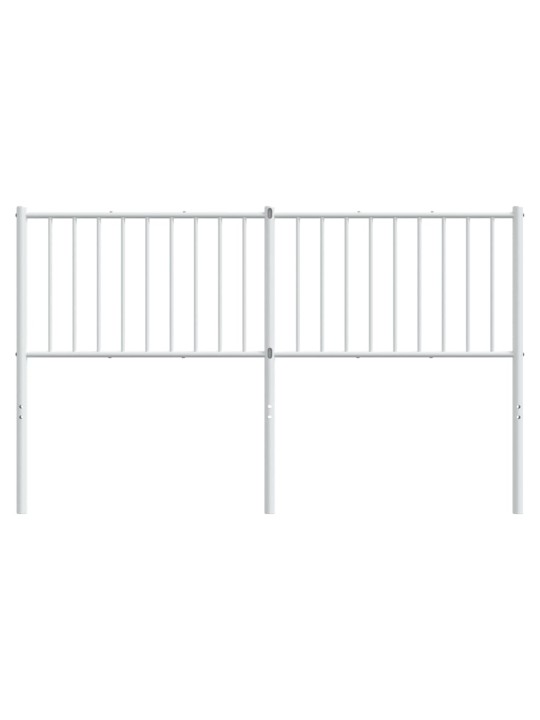Gultas galvgalis, balts, 160 cm