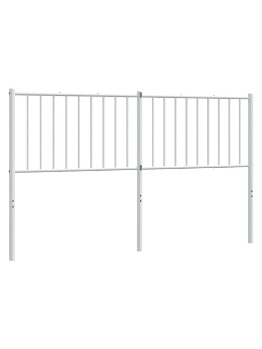 Gultas galvgalis, balts, 160 cm