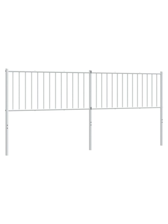 Gultas galvgalis, balts, 200 cm