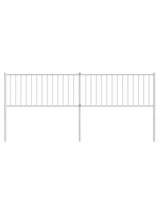 Gultas galvgalis, balts, 200 cm
