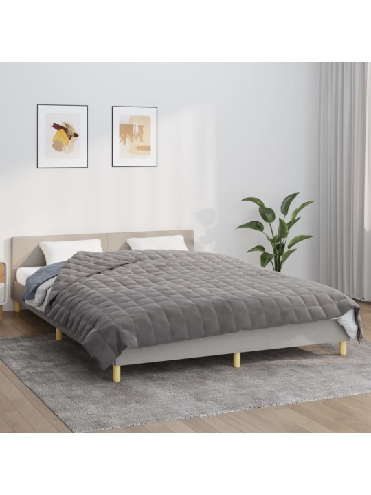 Smaguma sega, pelēka, 200x230 cm, 9 kg, audums