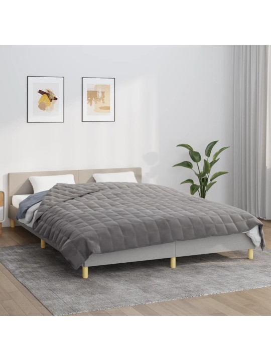Smaguma sega, pelēka, 220x240 cm, 11 kg, audums