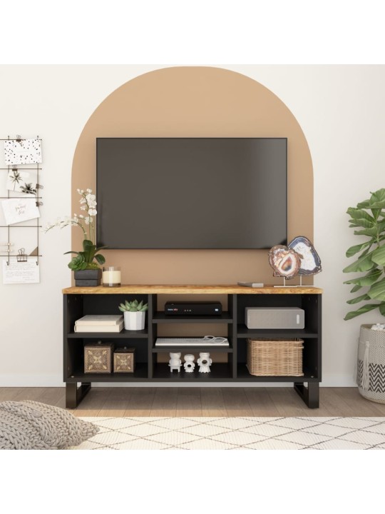 Tv skapis, 100x33x46 cm, mango masīvkoks, inženierijas koks