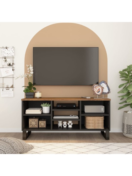 Tv skapis, 100x33x46 cm, mango masīvkoks, inženierijas koks