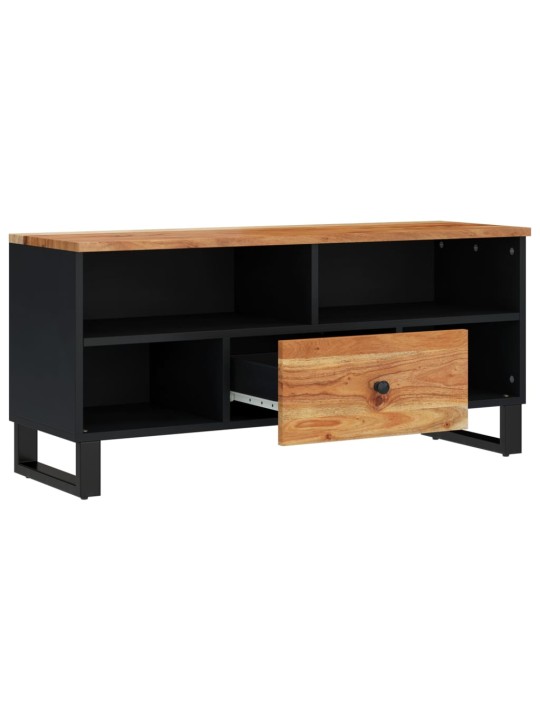 Tv skapis, 100x33x46 cm, akācijas koks, inženierijas koks